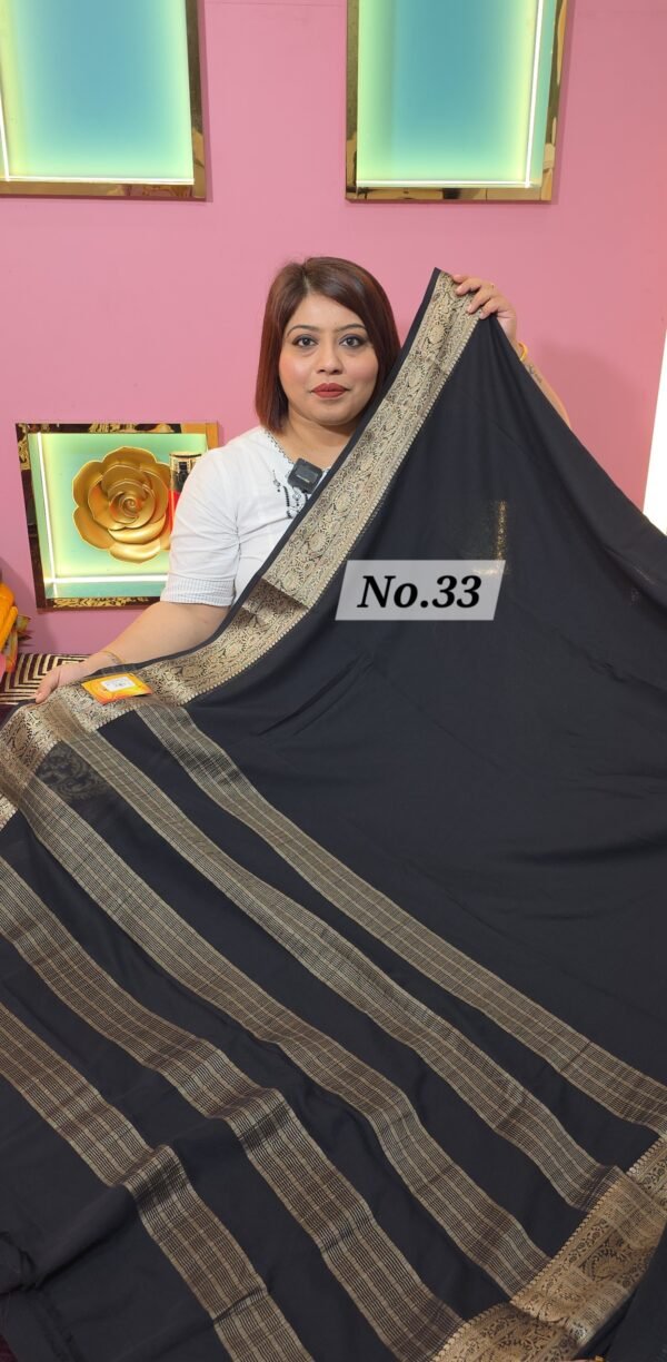 SALE-ORGANZA BANARSI BORDER (NO.33)