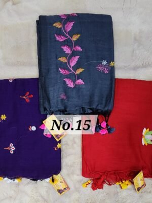 EMBROIDERIED KHADI COMBO-15