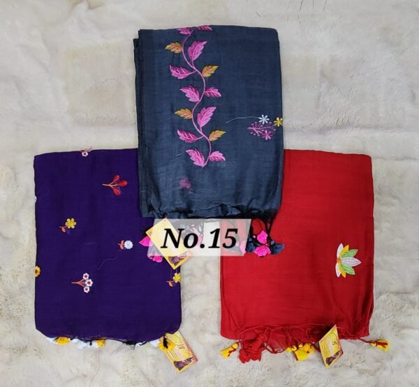 EMBROIDERIED KHADI COMBO-15