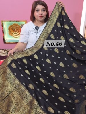 SALE-PURE CREPE SILK KHADDI (NO.46)