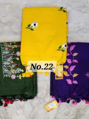 EMBROIDERIED KHADI COMBO-22
