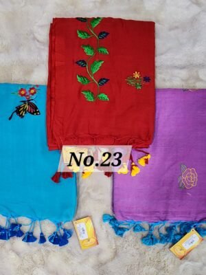EMBROIDERIED KHADI COMBO-23
