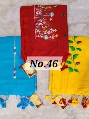 EMBROIDERIED KHADI COMBO-46