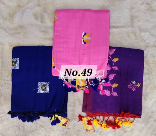 EMBROIDERIED KHADI COMBO-49