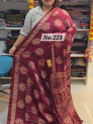 CREPE SILK SAREE (NO.223