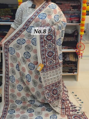PURE MODAL AJRAKH SILK (NO.8)
