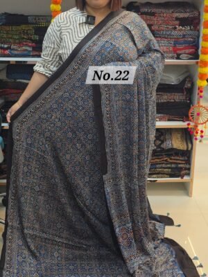 PURE MODAL AJRAKH SILK (NO.22)