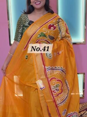 CHANDERI BATIK SAREE (NO.41)