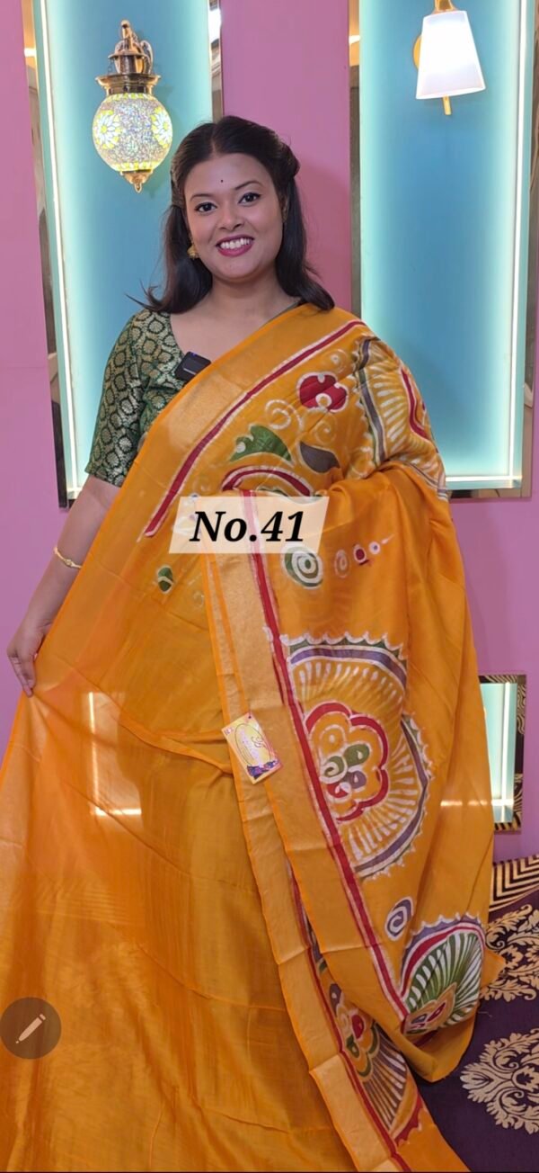 CHANDERI BATIK SAREE (NO.41)