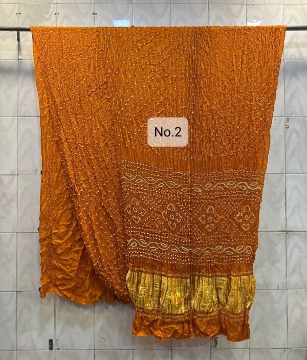 MODAL BANDHEJ SAREE (N0.2)