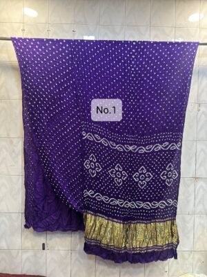 MODAL BANDHEJ SAREE (N0.1)