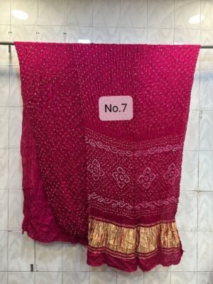 MODAL BANDHEJ SAREE (N0.7)