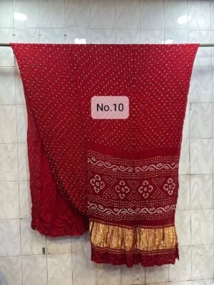 MODAL BANDHEJ SAREE (N0.10)