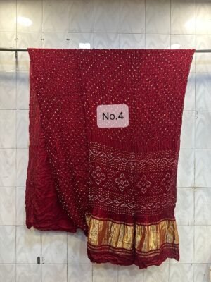 MODAL BANDHEJ SAREE (N0.4)