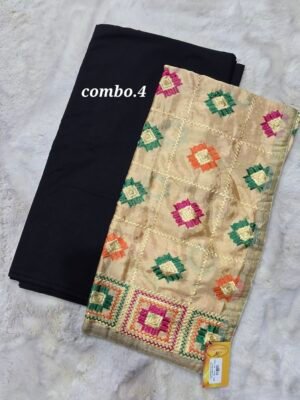 OFFER ON- PURE COTTON 5MTR + DUPTTA (NO.4)