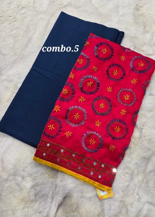 OFFER ON- PURE COTTON 5MTR + DUPTTA (NO.5)