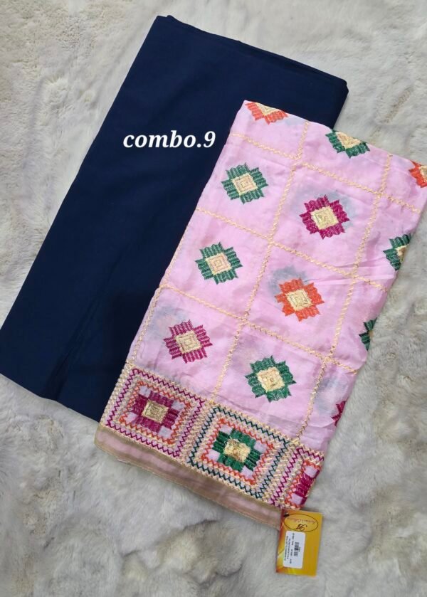 OFFER ON- PURE COTTON 5MTR + DUPTTA (NO.9)