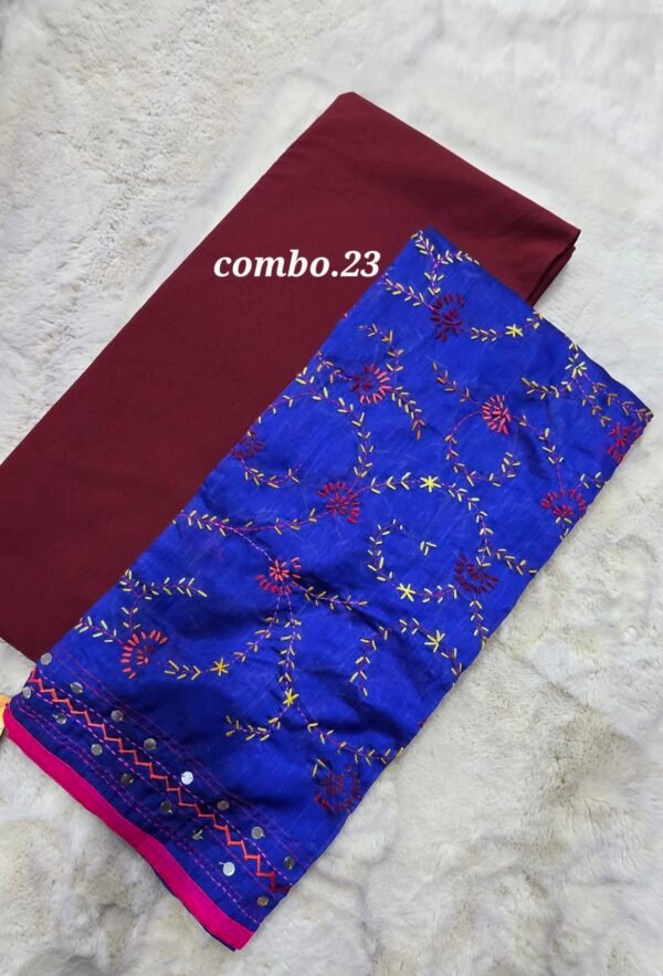 OFFER ON- PURE COTTON 5MTR + DUPTTA (NO.23)