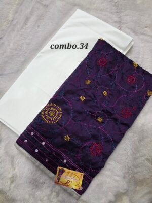 OFFER ON- PURE COTTON 5MTR + DUPTTA (NO.34)