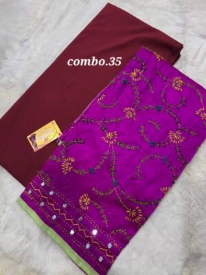 OFFER ON- PURE COTTON 5MTR + DUPTTA (NO.35)