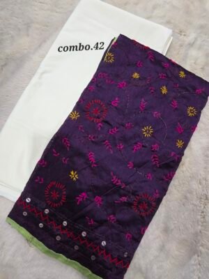 OFFER ON- PURE COTTON 5MTR + DUPTTA (NO.42)