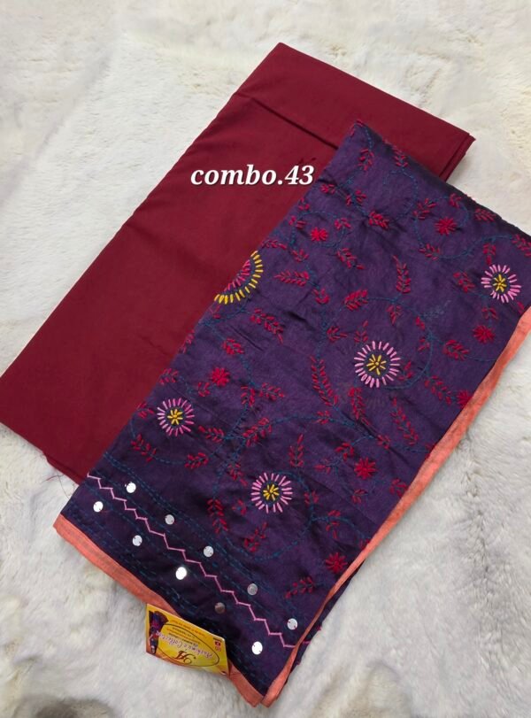 OFFER ON- PURE COTTON 5MTR + DUPTTA (NO.43)