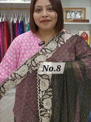 FANCY DESIGNER SAREE (NO.8)