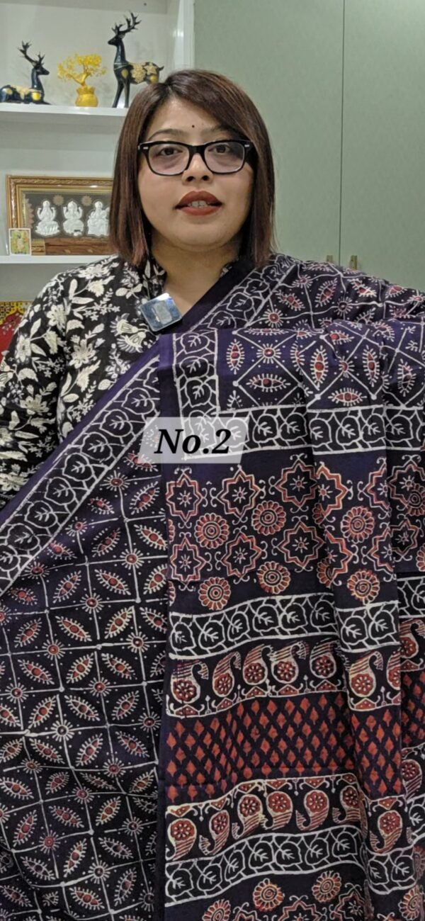 HANDBLOCK PRINTED MAL MAL (NO.2)