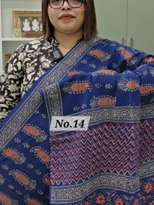HANDBLOCK PRINTED MAL MAL (NO.14)