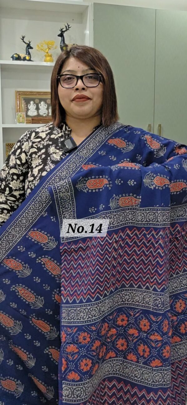 HANDBLOCK PRINTED MAL MAL (NO.14)