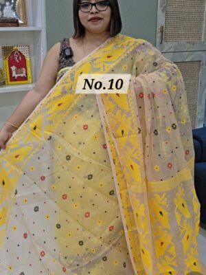 HANDLOOM RESHAM JAMDANI (NO.10)