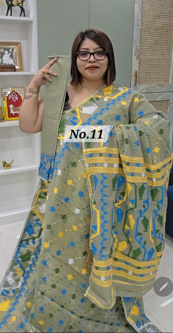 HANDLOOM RESHAM JAMDANI (NO.11)
