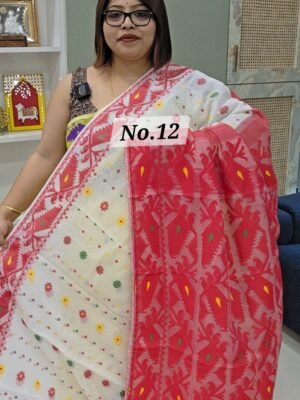 HANDLOOM RESHAM JAMDANI (NO.12)