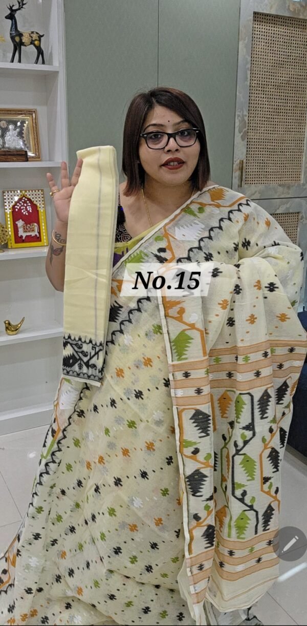 HANDLOOM RESHAM JAMDANI (NO.15)