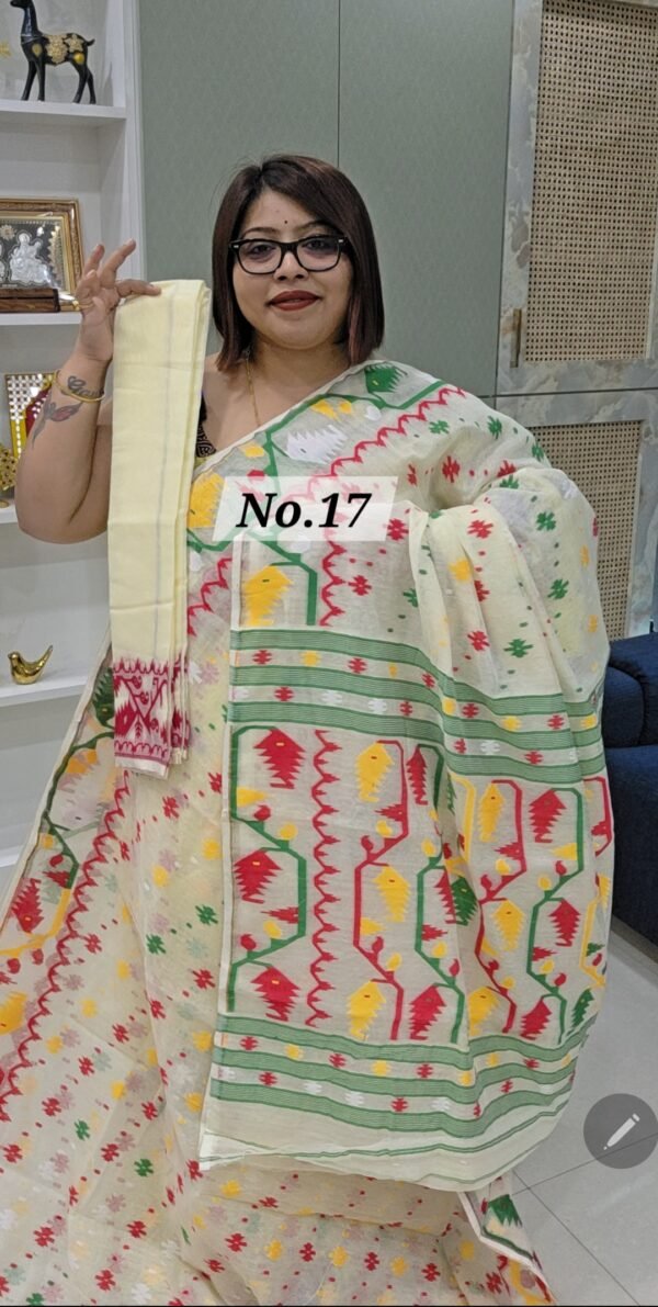 HANDLOOM RESHAM JAMDANI (NO.17)