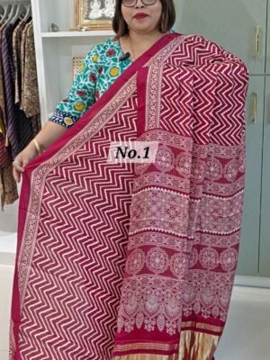 6TH APRIL 2ND LIVE – GAZZI MODAL LAGDI PATTA SAREE (NO.1)