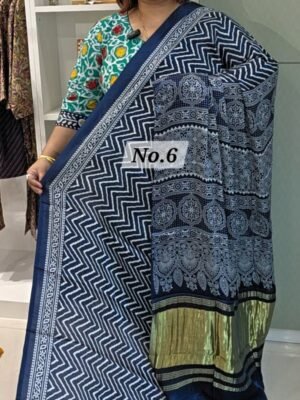 6TH APRIL 2ND LIVE – GAZZI MODAL LAGDI PATTA SAREE (NO.6)