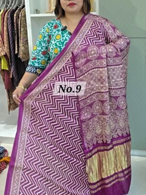 6TH APRIL 2ND LIVE – GAZZI MODAL LAGDI PATTA SAREE (NO.9)