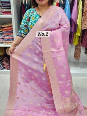 3RD APRIL 2NDLIVE –MASHRU SILK BANARSI SAREE (NO.2)