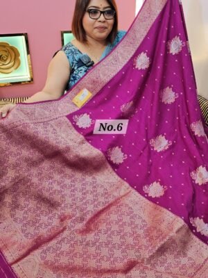 4TH APRIL LIVE – CREPE SILK BANARSI SAREE (NO.6)
