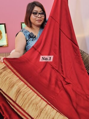 4TH APRIL LIVE – PURE MODAL LAGDI PATTA SAREE (NO.1)