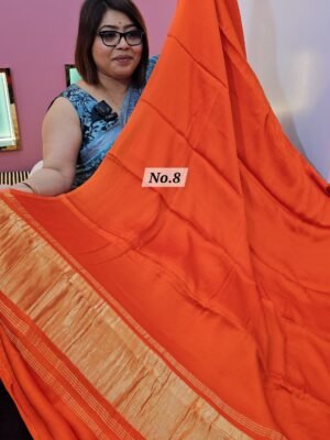 8TH APRIL LIVE – PURE MODAL LAGDI PATTA SAREE (NO.8)