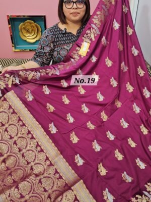 5TH APRIL LIVE – CREPE SILK BANARSI SAREE (NO.19)