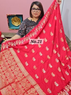 5TH APRIL LIVE – CREPE SILK BANARSI SAREE (NO.21)