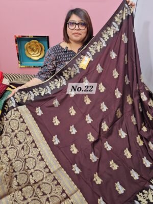 5TH APRIL LIVE – CREPE SILK BANARSI SAREE (NO.22)