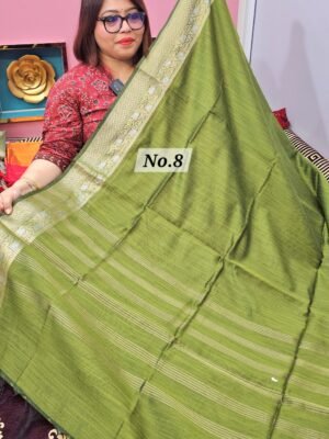 6TH APRIL LIVE – SEMI TUSSAR SOFT SAREE (NO.8)