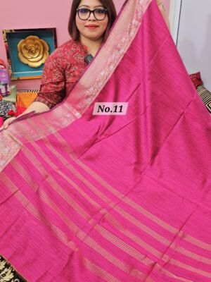 6TH APRIL LIVE – SEMI TUSSAR SOFT SAREE (NO.11)