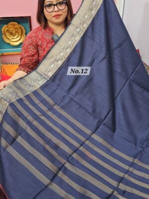 6TH APRIL LIVE – SEMI TUSSAR SOFT SAREE (NO.12)
