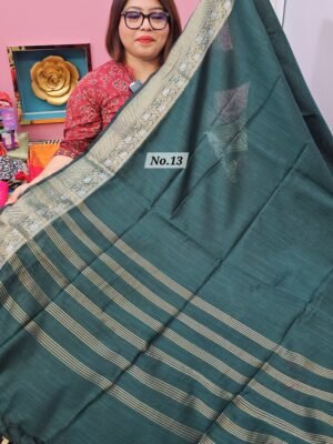 6TH APRIL LIVE – SEMI TUSSAR SOFT SAREE (NO.13)
