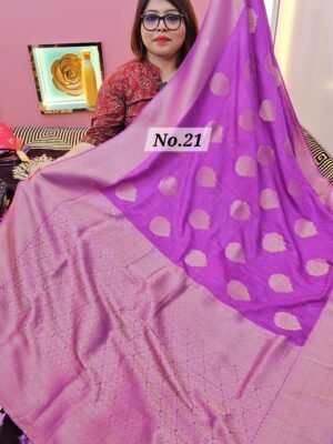 10TH APRIL LIVE – SOFT SILK MASLIN SAREE (NO.21)
